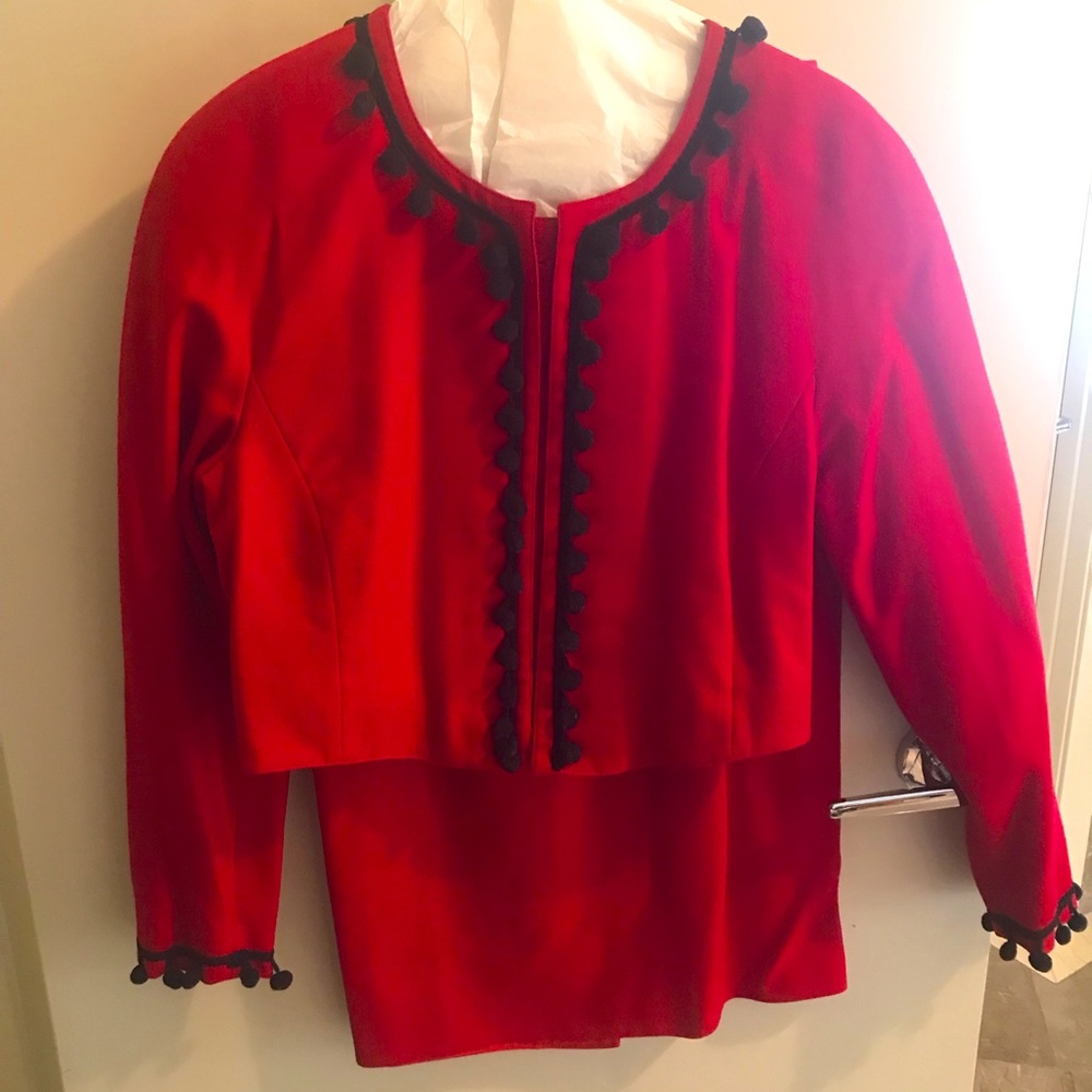 Matador style jacket with matching skirt